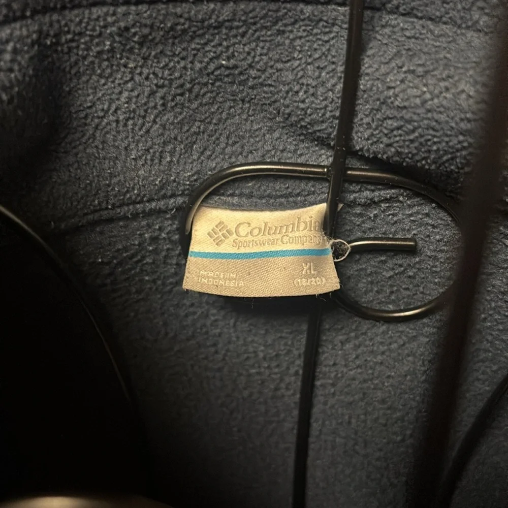Columbia Kids' Navy Fleece Jacket - Picture 2 of 2